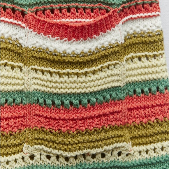 Zara Striped Knit Dress M - Picture 10 of 10